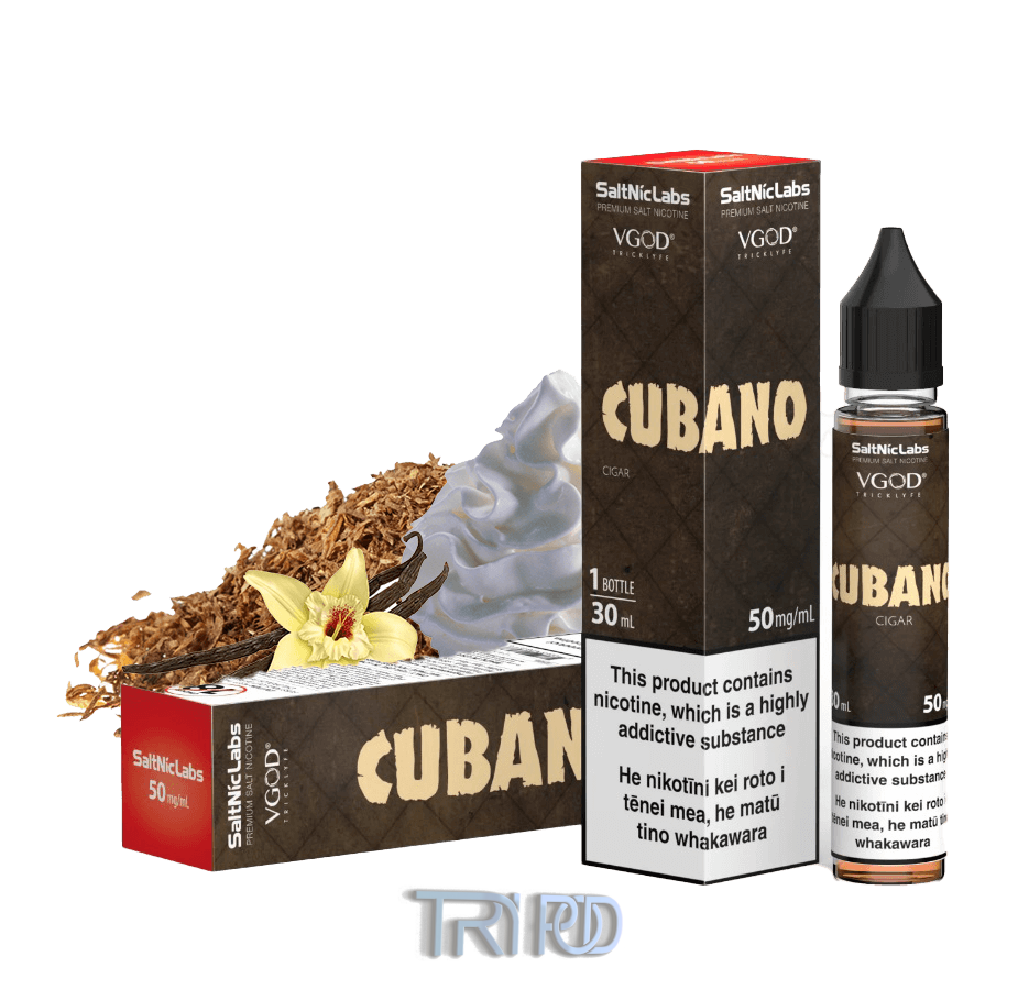 سالت نیکوتین سیگار کوبانو خامه وانیل ویگاد VGOD CUBANO