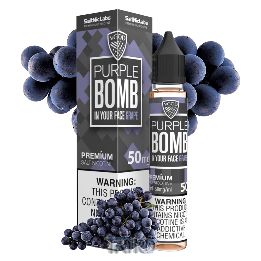 سالت نیکوتین بمب انگور ویگاد VGOD PURPLE BOMB