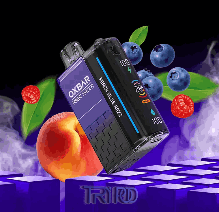 اوکس بار – پادیکبارمصرف 3۰ هزارپاف هلو بلوبری / OXBAR – 30000 Puff