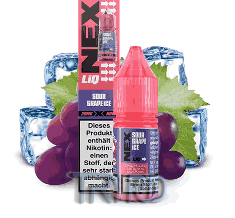 سالت انگور یخ پادسالت Pod Salt NexLiQ Sour Grape Ice