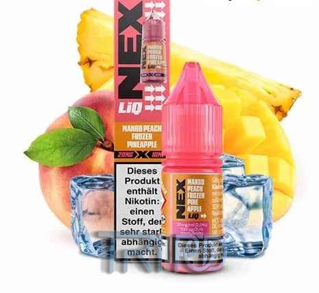 سالت انبه هلو آناناس یخ پادسالت Pod Salt NexLiQ Mango Peach Frozen Pineapple
